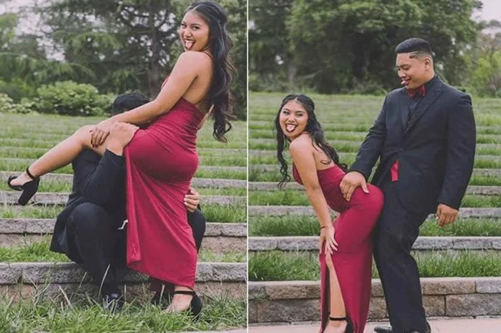 21 funny and playful wedding photos that will have you laughing non-stop.