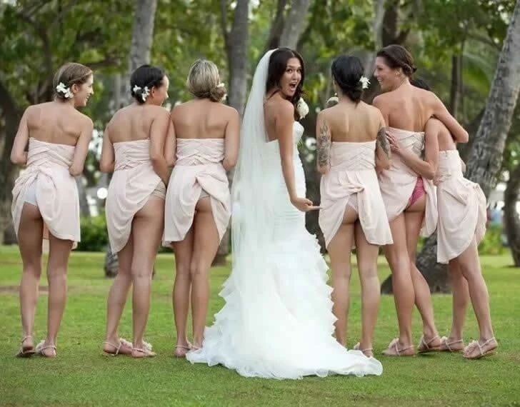 Funny wedding photos make people feel sorry for the bride and groom