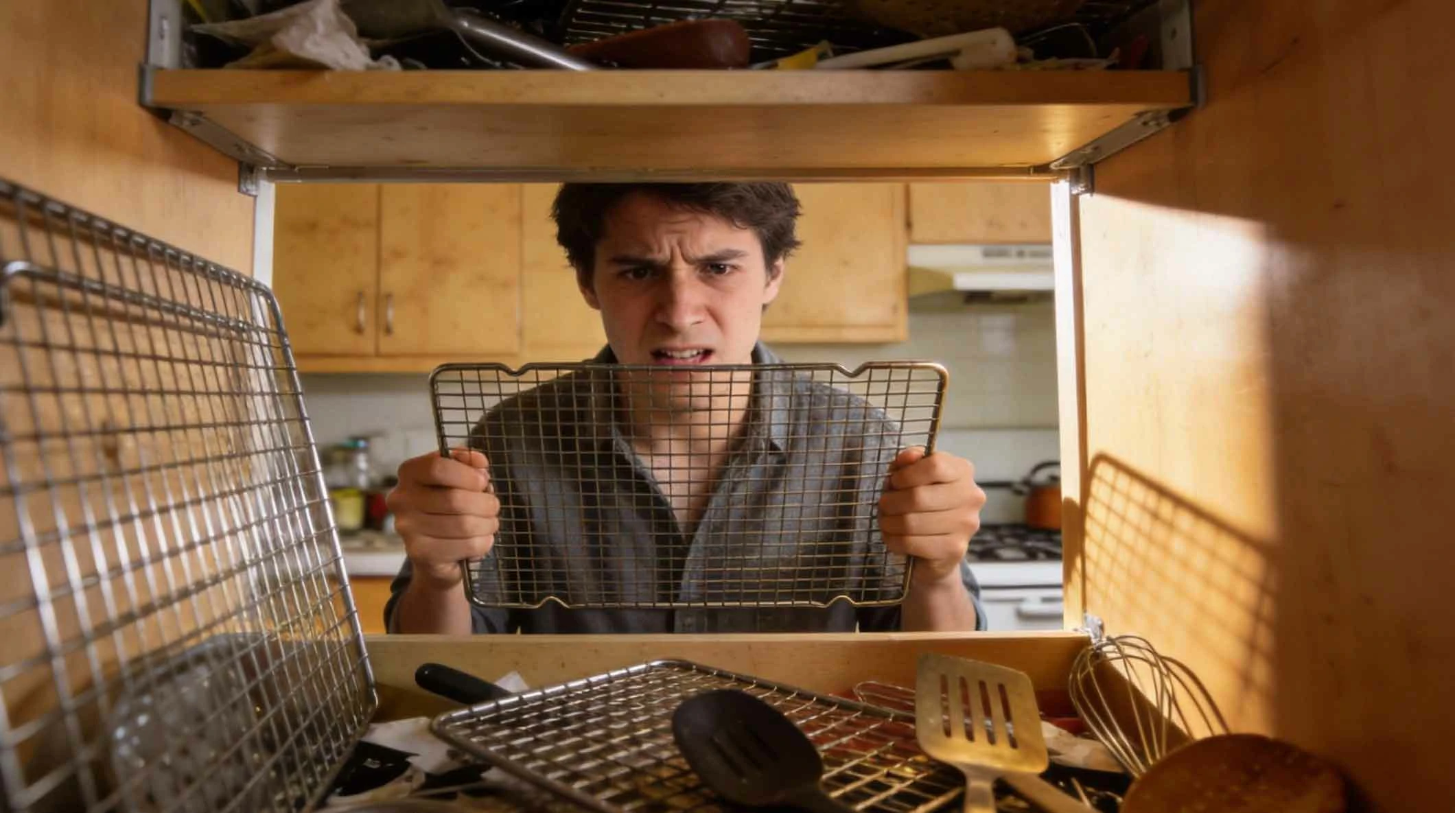 DIY Cooling Rack Organizer