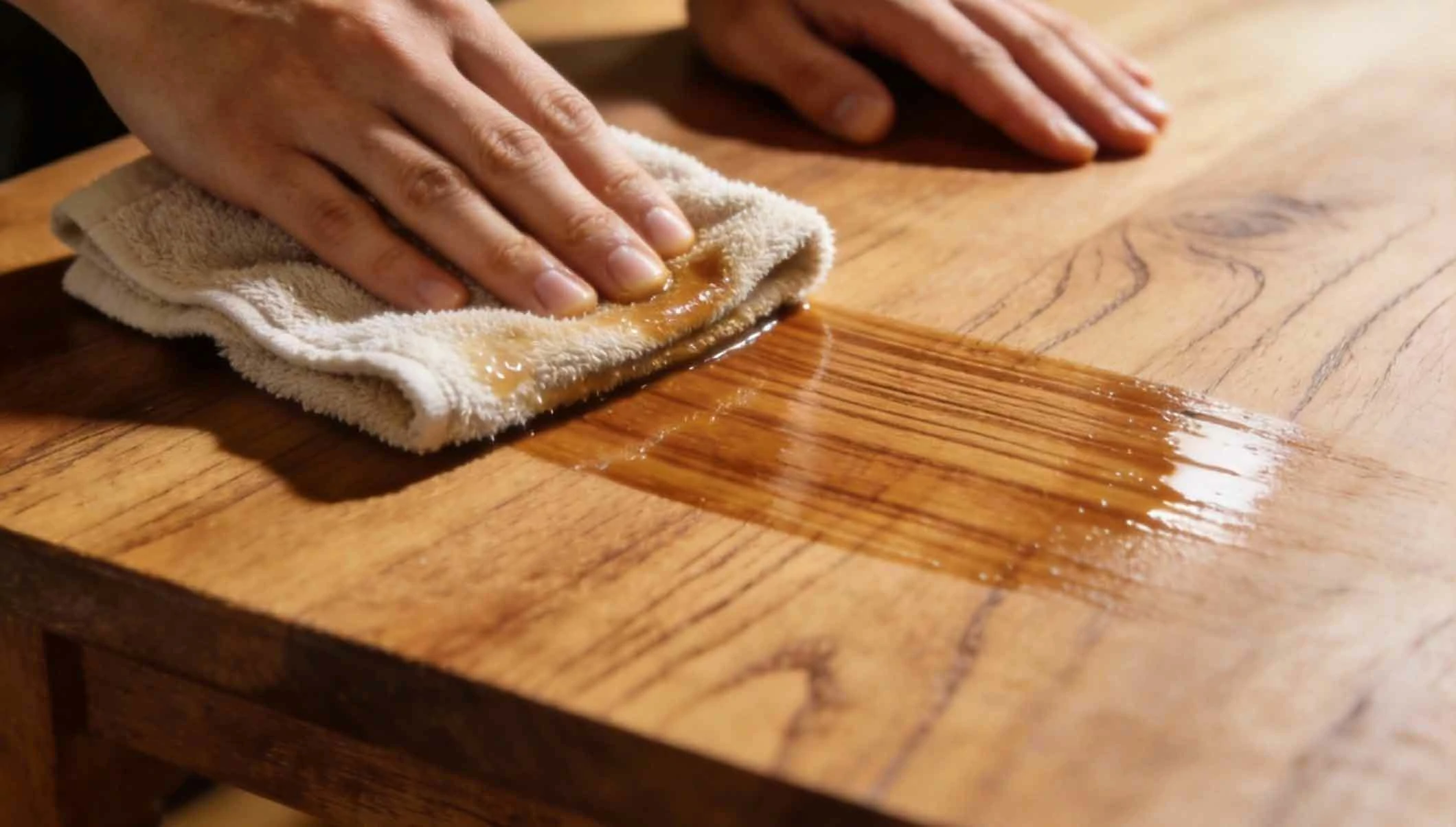 DIY Natural Wood Furniture Polish