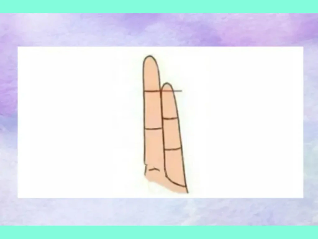 How long are your pinky and ring fingers? Finger longth reveal your personality