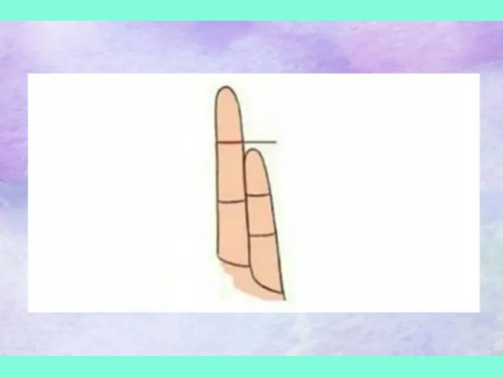 How long are your pinky and ring fingers? Finger longth reveal your personality