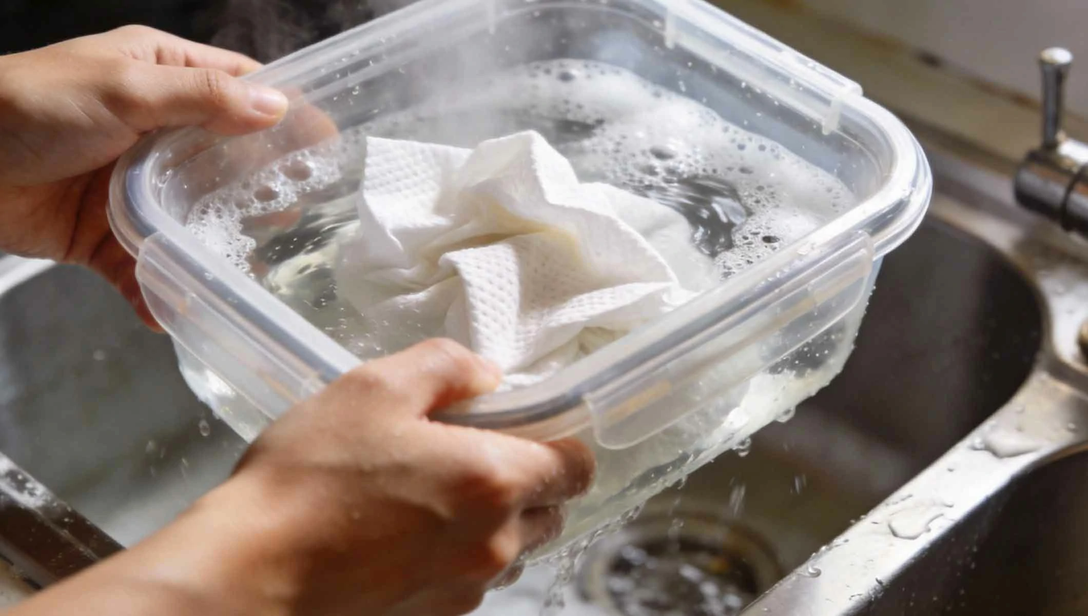 How to Clean Tupperware Stains with a Paper Towel