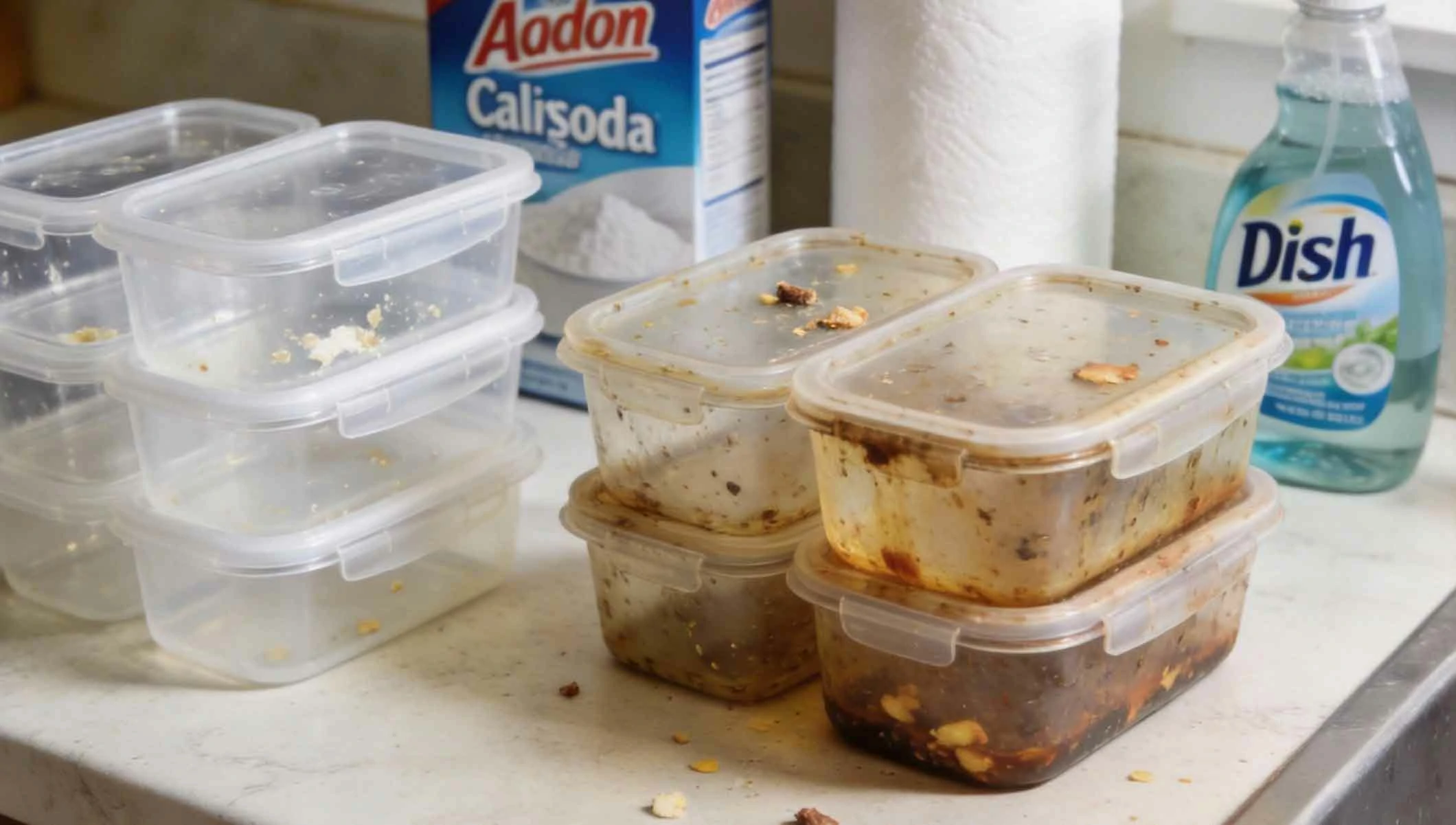 How to Clean Tupperware Stains with a Paper Towel