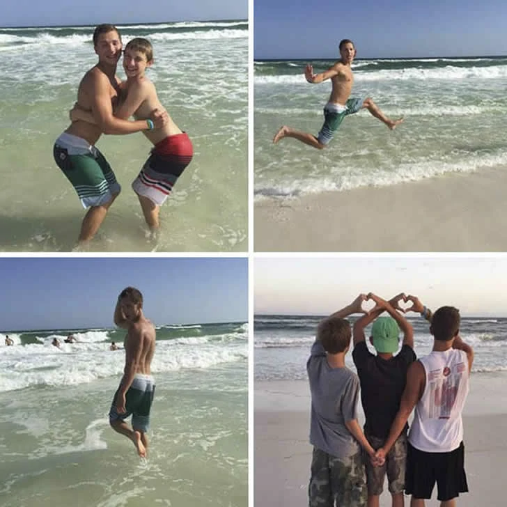 Holidaymakers did not expect the beach to be so