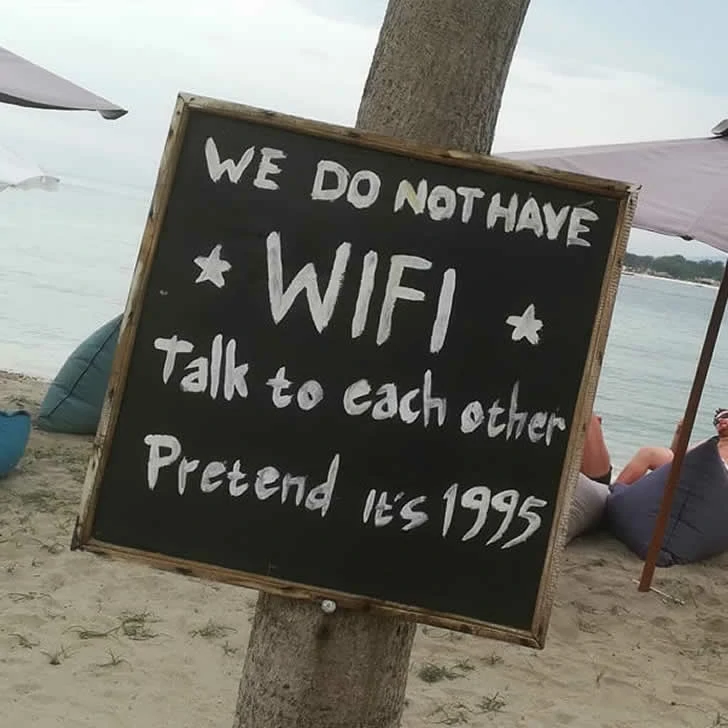 Holidaymakers did not expect the beach to be so