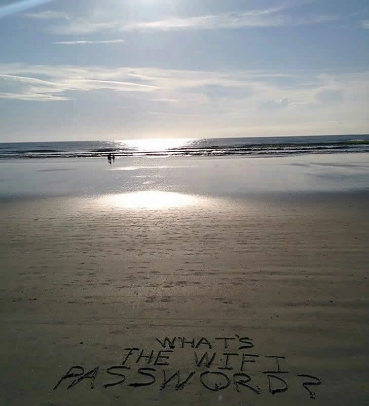 Holidaymakers did not expect the beach to be so