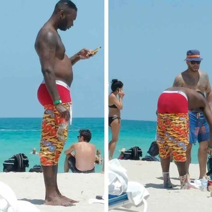 Holidaymakers did not expect the beach to be so