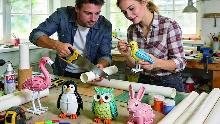 PVC Pipe Creations: How to Make Birds, Animals & More