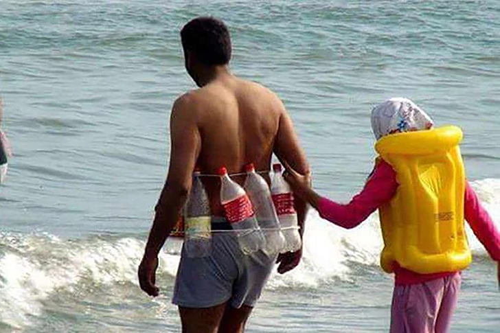 これらの写真がビーチで撮られたとは誰も思わないでしょう