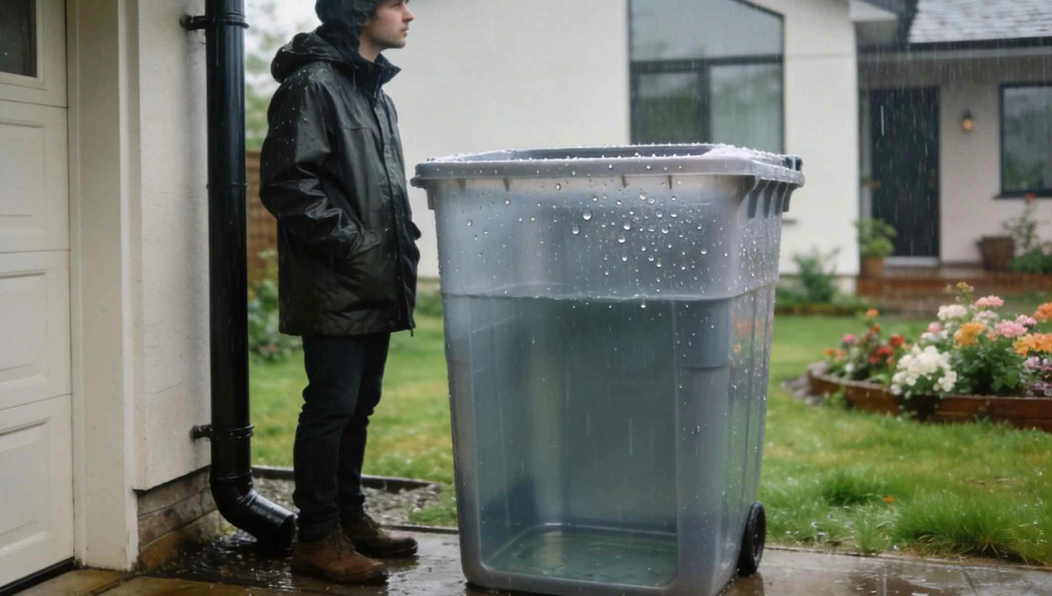 Trash Can to Rainwater Collector DIY (Under $30)